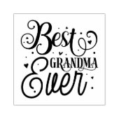 Beste Oma je Gummistempel (Prägung)