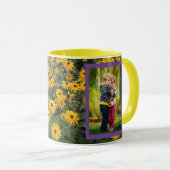 Beste Oma je - Helle Blume Tasse (VorderseiteRechts)