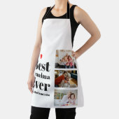 Beste Oma je Herz 3 FotoCollage Schürze (InSitu)