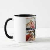 Beste Oma je Herz 5 FotoCollage Tasse (Links)