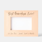 Beste Oma je individualisierbar Geätzte Rahmen (Vorderseite)