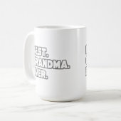 Beste Oma je Kaffeetasse (Vorderseite Links)