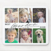 Beste Oma je Kalligraphie 6 FotoCollage Mousepad (Vorne)