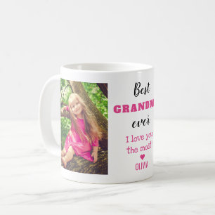 Beste Oma je Liebe Sie das größte Foto für Großkin Kaffeetasse