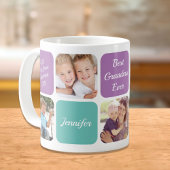 Beste Oma je Lila Foto Kaffeetasse