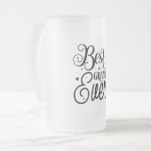 Beste Oma je Mattglas Bierglas (Vorderseite Links)