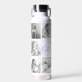 Beste Oma je Modernes Script 10 FotoCollage Trinkflasche