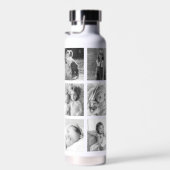 Beste Oma je Modernes Script 10 FotoCollage Trinkflasche (Rechts)