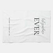 Beste Oma, je nach Farbe weiß oder Farbe Geschirrtuch (Horizontal)