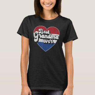Beste Oma je Niederlande Flaggenniederländisches O T-Shirt