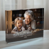 Beste Oma je Niedlich Großkind Keepake Fotoblock