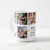 Beste Oma je | Niedliche FotoCollage Kaffeetasse (Vorderseite Links)