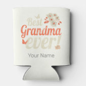 Beste Oma je Oma Vintag Großmutter Dosenkühler (Rückseite)