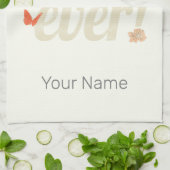 Beste Oma je Oma Vintag Großmutter Geschirrtuch (Gefaltet)