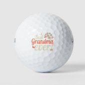 Beste Oma je Oma Vintag Großmutter Golfball (Vorderseite)