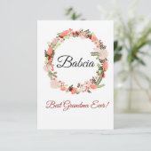 Beste Oma je polnischen Babcia (Stehend Vorderseite)