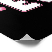 Beste Oma je - Rosa Kirschblüten Poster (Ecke)