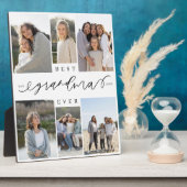 Beste Oma je Script Foto Collage Keepake Fotoplatte (Seite)