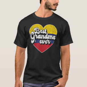 Beste Oma je Venezuela Flag Venezuelan Großmutter T-Shirt