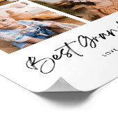 Beste Oma je vier Foto Poster (Ecke)