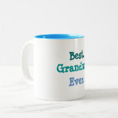 Beste Oma je Zweifarbige Tasse (Vorderseite Links)
