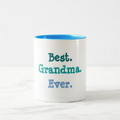 Beste Oma je Zweifarbige Tasse (Mittel)