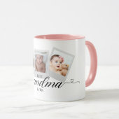 Beste Oma-jemals-Personalisierte Foto-Familie Tasse (VorderseiteRechts)