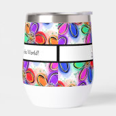 Beste Oma Künstlerische Blume Liebe NAME (Links)