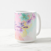 Beste Oma Muttertag Helle Blumen Kaffeetasse (VorderseiteRechts)