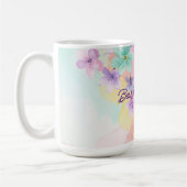 Beste Oma Muttertag Helle Blumen Kaffeetasse (Links)