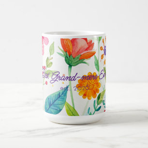 Beste Oma Muttertag Helle Blumen Kaffeetasse