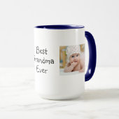 Beste Oma (oder andere Verwandte) Foto-Becher Tasse (VorderseiteRechts)