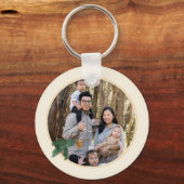 Beste Oma- oder Opa-Geschenk mit Foto Schlüsselanhänger (Vorderseite)