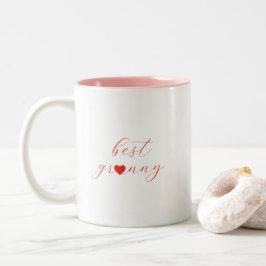 Beste Oma, Oma-Geschenk, Modern  Zweifarbige Tasse