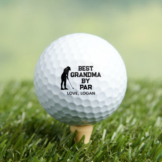 Beste Oma per Par einfach mit benutzerdefiniertem  Golfball (Insitu T-Shirt)