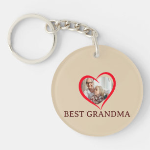 Beste Oma personalisiertes Acryl-Schlüsselanhänger Schlüsselanhänger