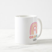 Beste Oma Regenbogen Tasse Personalisiert, Geschen (VorderseiteRechts)