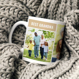 Beste Oma-Tan-Foto-Collage Kaffeetasse