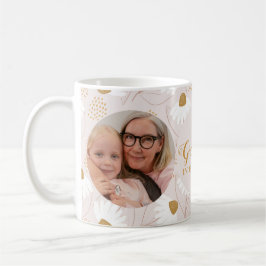 Beste Oma-Tasse, Daisy-Floral-Grandma-Geschenk Kaffeetasse