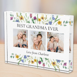 Beste Oma überhaupt Foto Floral