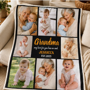 Beste Oma überhaupt Foto Personalisierte Großelt Fleecedecke