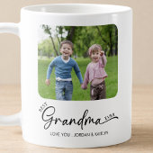 Beste Oma überhaupt Moderne Schrift 1 oder 2 Fotos Kaffeetasse