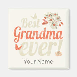 Beste Oma überhaupt Oma Vintage Großmutter Magnet