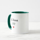 Beste Oma überhaupt personalisierte Kaffeetasse (Vorderseite Links)