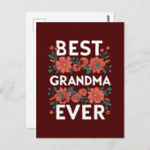 Beste Oma überhaupt Postkarte (Vorne/Hinten)