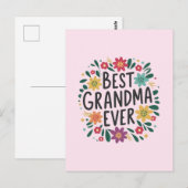 Beste Oma überhaupt Postkarte (Vorne/Hinten)
