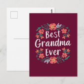 Beste Oma überhaupt Postkarte (Vorne/Hinten)