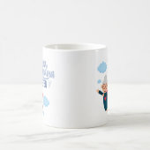 "Beste Oma überhaupt" Superheldin Oma Geschenk Kaffeetasse (Mittel)
