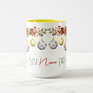 Beste Oma überhaupt Weihnachtsball-Girlande Tasse