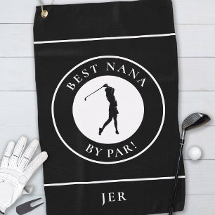 Beste Oma vom besten Golfspieler Monogramm Golfhandtuch